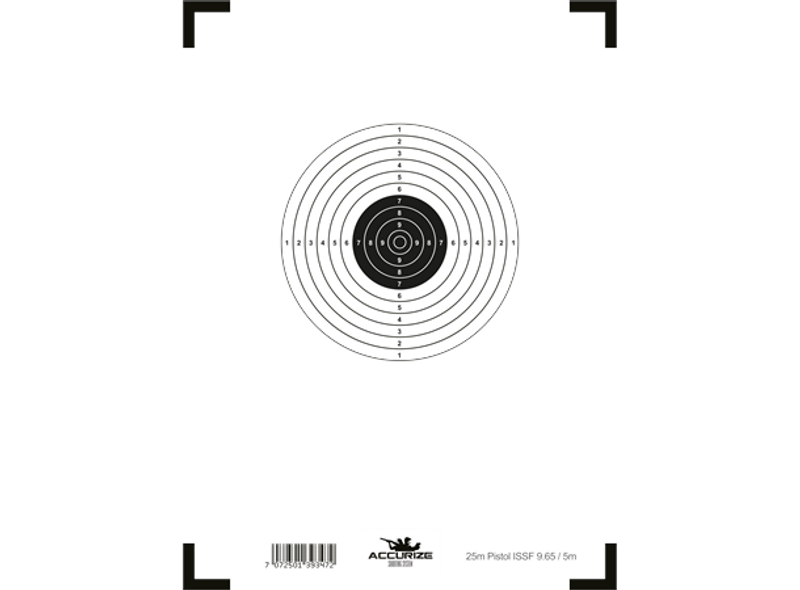 Front target pistol 25m ISSF 9.65/5m