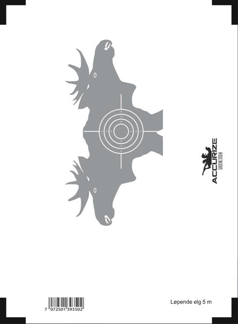 Hovedbilde Front target run moose 5 meter